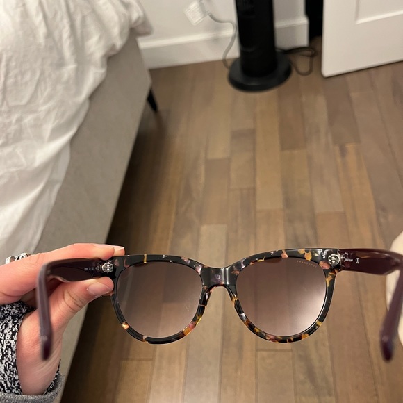 LONGCHAMP SUNGLASSES - 54mm gradient lens cat eye sunglasses in Havana multi - Picture 4 of 5